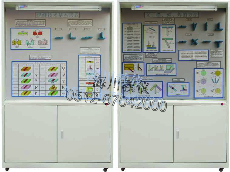 焊、鉚工工藝學(xué)示教陳列柜產(chǎn)品圖片